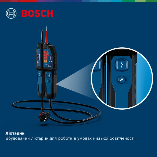 Тестер напряжения Bosch GVT 1000-15 (4053423330083) - изображение 5