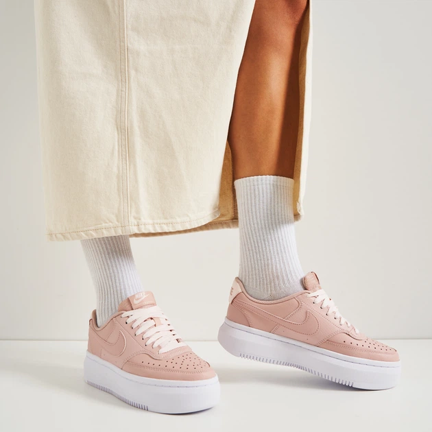 Женские кеды низкие Nike Court Vision Alta Ltr DM0113-600 36.5 (6US) 23 см Светло-розовые (196149217611) - изображение 2