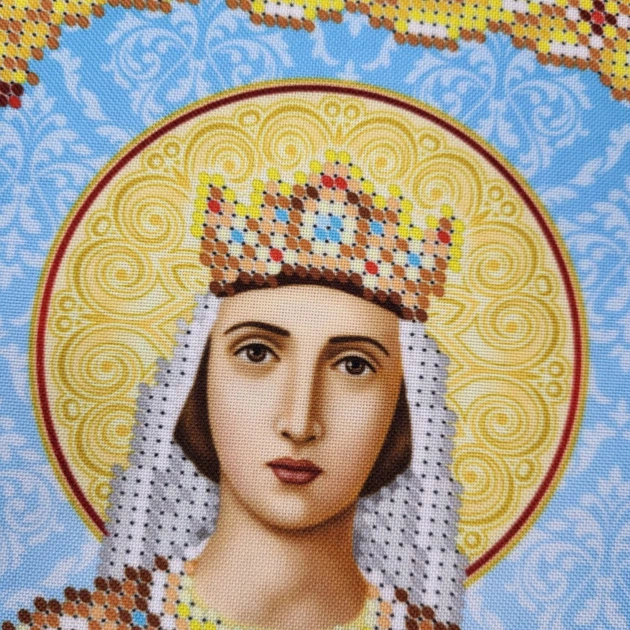 Набор для вышивки бисером иконы ARHIBIS Святая Александра, 19*23 см (РІ-4113) - Фото 8 Набор для вышивки бисером иконы ARHIBIS Святая Александра, 19*23 см (РІ-4113) - изображение 8