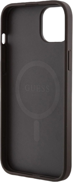 Etui plecki Guess 4G Collection Leather Metal Logo MagSafe do Apple iPhone 14/15/13 Brown (3666339226428) - obraz 7