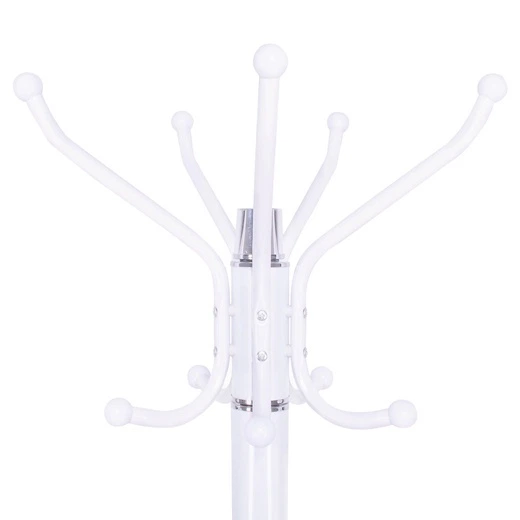 Wieszak na ubrania Springos HA2020 176 cm biały (5907719412771) - obraz 2