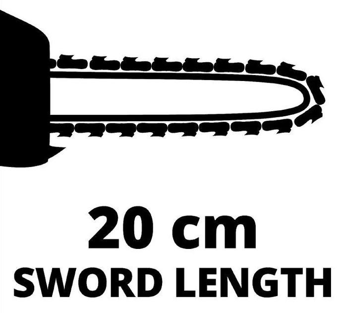 Висоторіз ланцюговий Einhell GC-EC 7520 T 750Вт 20см штанга 178-257см 3.6кг (00134224) - изображение 11