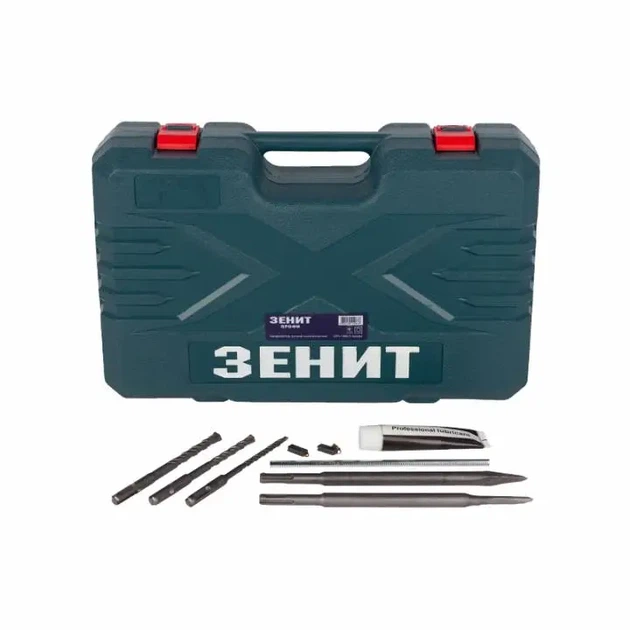 Перфоратор Зеніт ЗПП-1200/2 DFR Профі SDS-Plus+ШЗП 1200Вт 3.8Дж 3.45кг кейс (00123248) - изображение 7
