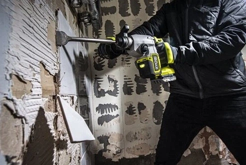Перфоратор акумуляторний Ryobi ONE+ НР RSDS18X-1C40S SDS-plus 18В 1х4А·год 4Дж 4 режими 3.2кг (00123179) - изображение 6