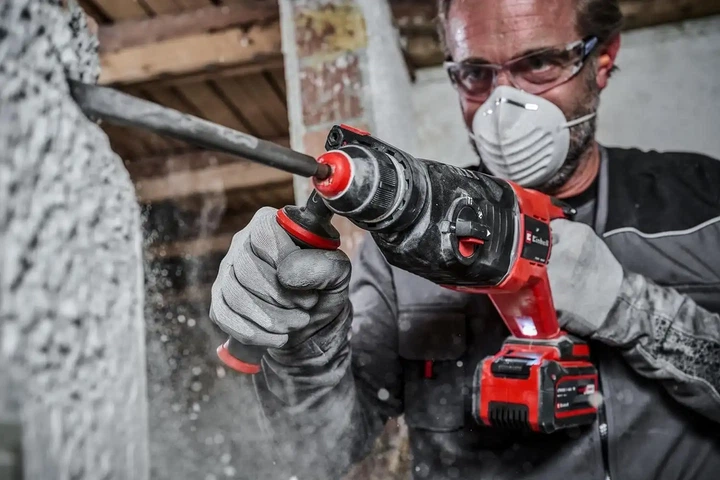 Перфоратор акумуляторний Einhell Professional TP-HD 18/26 D Li BL - Solo PXC 18В 2.6Дж 2.9кг кейс бе (00123228) - изображение 9