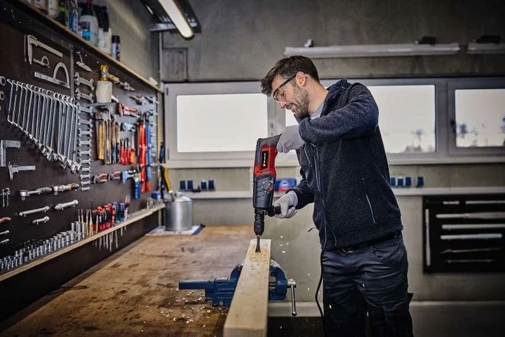 Перфоратор Einhell TE-RH 950 5F SDS-plus 950Вт 3Дж 3.6кг 2 швидкості кейс (00123255) - Фото 4 Перфоратор Einhell TE-RH 950 5F SDS-plus 950Вт 3Дж 3.6кг 2 швидкості кейс (00123255) - изображение 4