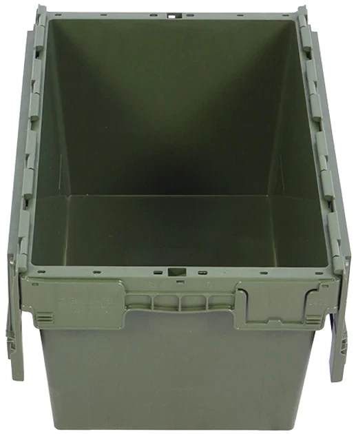 Ящик пластиковый N6433-ALC тип 1 600x400x345 мм Оливковый - Фото 4 Ящик пластиковый N6433-ALC тип 1 600x400x345 мм Оливковый - изображение 4