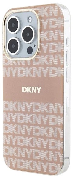 Etui DKNY IML Mono & Stripe MagSafe do Apple iPhone 13/13 Pro Pink (3666339267612) - obraz 2