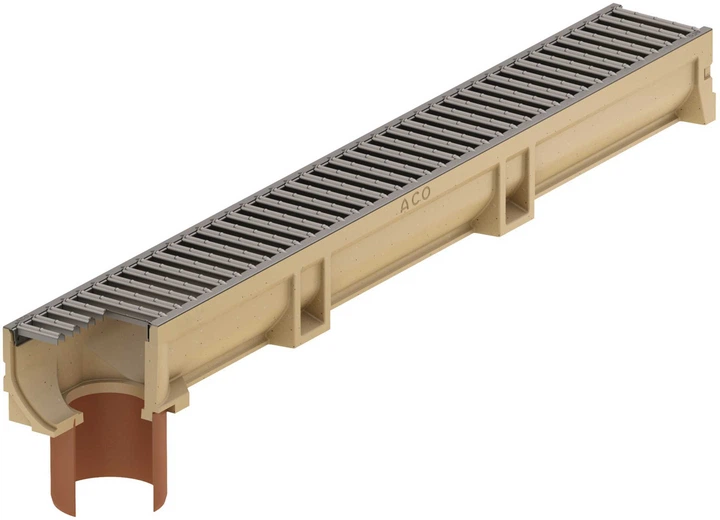 Odwodnienie liniowe ACO Euroline 2.0 100x11.8x10 cm (3003695) - obraz 1