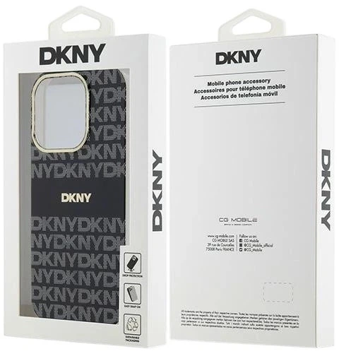 Etui DKNY IML Mono & Stripe MagSafe do Apple iPhone 13 Pro Max Black (3666339268046) - obraz 8