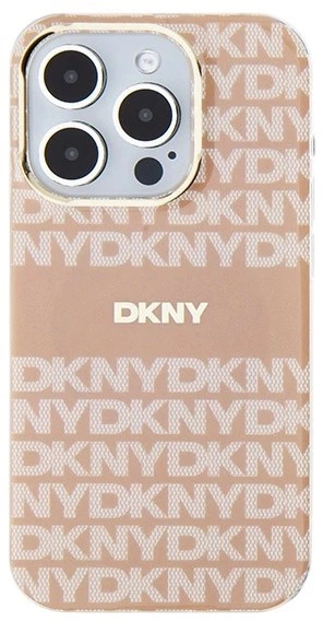 Etui DKNY IML Mono & Stripe MagSafe do Apple iPhone 13 Pro Max Pink (3666339267629) - obraz 3