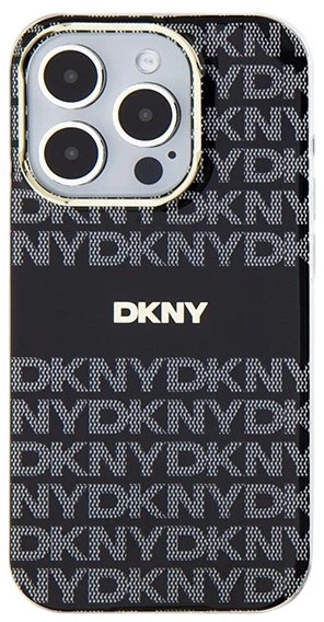 Etui DKNY IML Mono & Stripe MagSafe do Apple iPhone 14 Pro Black (3666339268077) - obraz 3