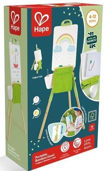 Бамбуковий мольберт Hape портативний (E2009) (6943478047082) - зображення 1