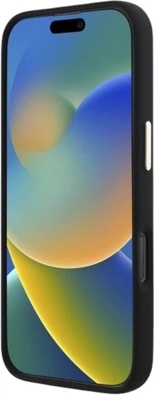 Etui Guess Silicone Logo Strass 4G do Apple iPhone 16 Pro Black (GUHCP16LM4DGPK) - obraz 5