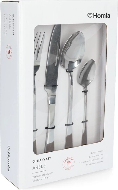Zestaw sztućców Homla Abele 16 elementów (5904183808239) - obraz 2