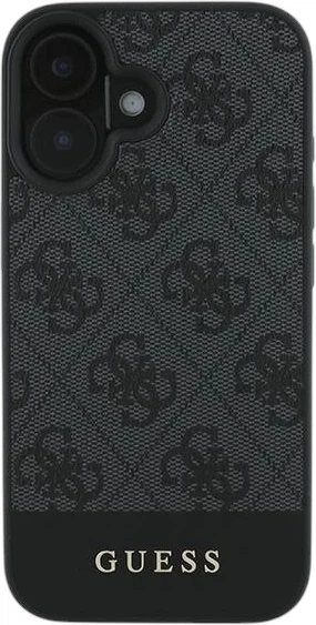 Etui Guess 4G Bottom Stripe do Apple iPhone 16 Plus Grey (GUHCP16MG4GLGR) - obraz 2