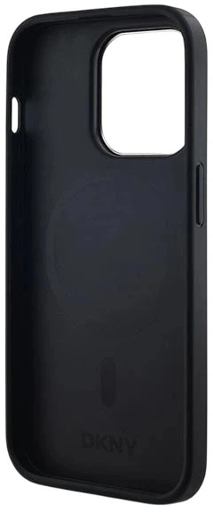 Etui DKNY Leather Checkered Mono Pattern MagSafe do Apple iPhone 14 Pro Black (3666339259815) - obraz 6