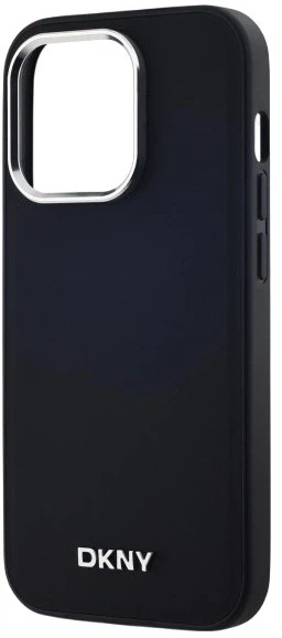 Etui DKNY Plain Logo MagSafe do Apple iPhone 14 Pro Black (3666339260095) - obraz 5