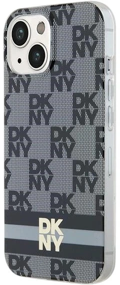 Etui DKNY IML Checkered Mono Pattern & Printed Stripes MagSafe do Apple iPhone 15 / 14 / 13 Black (3666339269319) - obraz 2