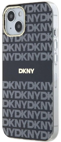 Etui DKNY IML Mono & Stripe MagSafe do Apple iPhone 15 / 14 / 13 Black (3666339268053) - obraz 2