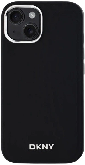 Etui DKNY Plain Logo MagSafe do Apple iPhone 14 Black (3666339260071) - obraz 3
