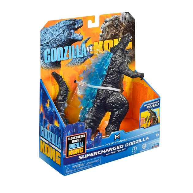 Фігурка GODZILLA VS. KONG - Ґодзілла з суперенергією та з винищувачем - Фото 6 Фігурка GODZILLA VS. KONG - Ґодзілла з суперенергією та з винищувачем - зображення 6