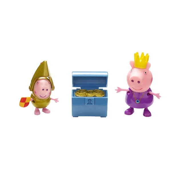 Набор Фигурок Peppa - Принцесса Пеппа И Сер Джордж Голд - Фото 1 Набор Фигурок Peppa - Принцесса Пеппа И Сер Джордж Голд - изображение 1