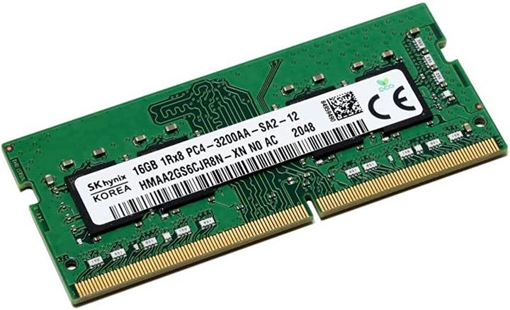 Оперативна пам'ять SODIMM 16Gb 3200MHz Hynix HMAA2GS6DJR8N-XN б/в - Фото 1 Оперативна пам'ять SODIMM 16Gb 3200MHz Hynix HMAA2GS6DJR8N-XN б/в - изображение 1