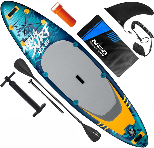 Надувна дошка SUP Neo-Sport Aquasurf 320 x 81 x 15 см 170005 (5903890629939) - зображення 1