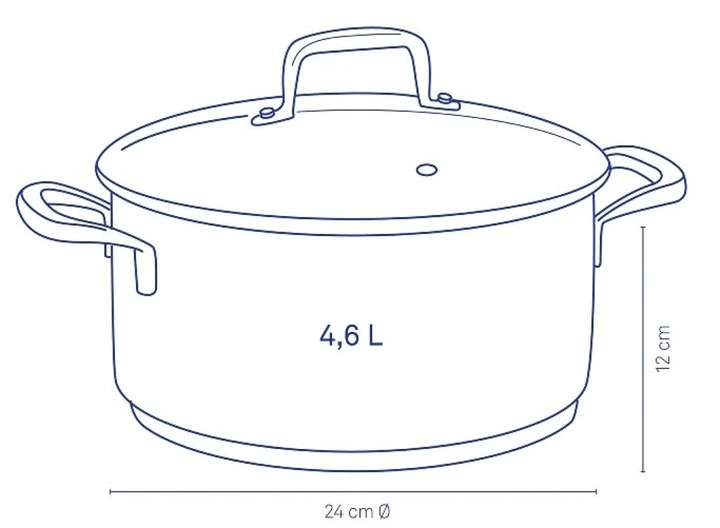 Каструля з кришкою Kela Flavoria 24 см 4.6 л (4025457101731) - зображення 3