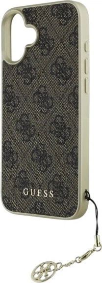 Панель Guess 4G Charms Collection для Apple iPhone 16 Plus Brown (GUHCP16MGF4GBR) - зображення 6