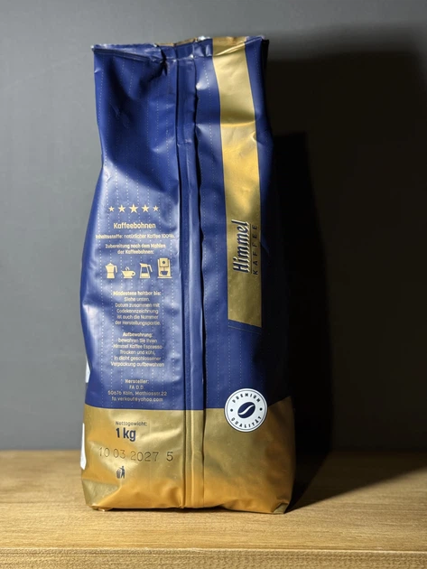 Кофе в зернах Himmel Kaffee Espresso, 1кг (Германия) - Фото 2 Кофе в зернах Himmel Kaffee Espresso, 1кг (Германия) - изображение 2