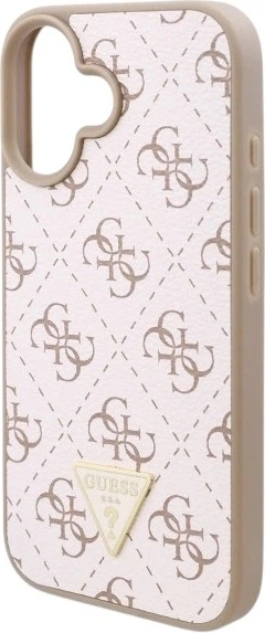 Панель Guess New 4G Triangle для Apple iPhone 16 Plus White (GUHCP16MPG4GPH) - зображення 6