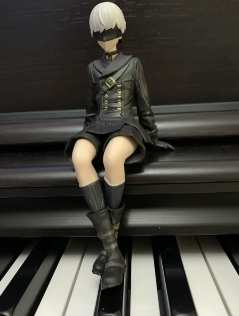 Аниме фигурка 9S 15 см, Nier Automata YoRHa No.9 Type S, коллекционная фигурка из игры, без коробки (GS930) - изображение 2