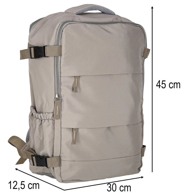 Рюкзак туристичний KIK багаж 45 x 30 см Сірий (5903039768383) - зображення 7