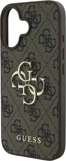 Etui Guess 4G Big Logo do Apple iPhone 16 Brown (GUHCP16S4GMGBR) - obraz 6