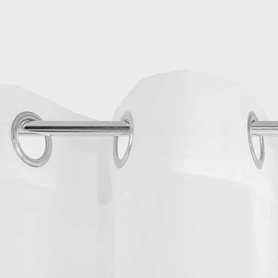 Фіранка Homla B2 Essentials Swiss на кільцях біла 140 x 250 см (5906496717789) - зображення 2