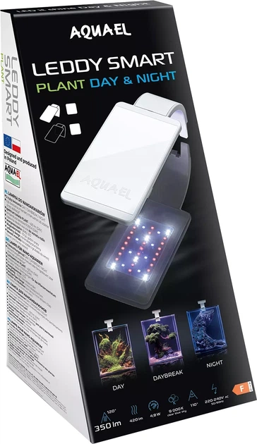 Lampa LED Aquael Leddy Smart Plant D&N 4.8W Czarna (5905546330688) - obraz 2