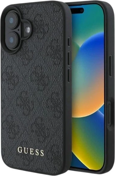 Etui Guess 4G Classic do Apple iPhone 16 Black (GUHCP16SG4GFGR) - obraz 1
