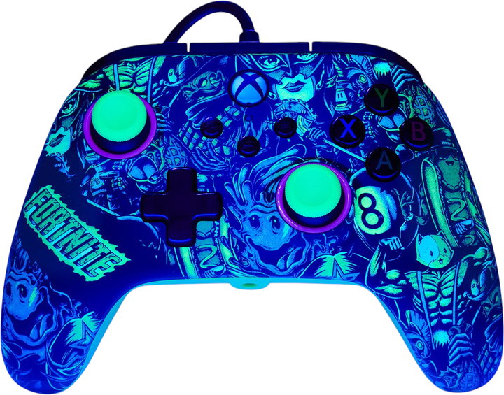 Kontroler PowerA Advantage Wired Controller Fortnite Glow (XBGP0438-01) - obraz 3