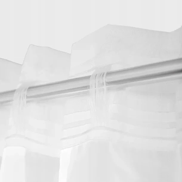 Фіранка Homla B2 Essentials Swiss з тасьмою біла 140 x 250 см (5906496717772) - зображення 3