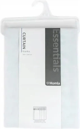 Фіранка Homla B2 Essentials Swiss з тасьмою біла 140 x 250 см (5906496717772) - зображення 6