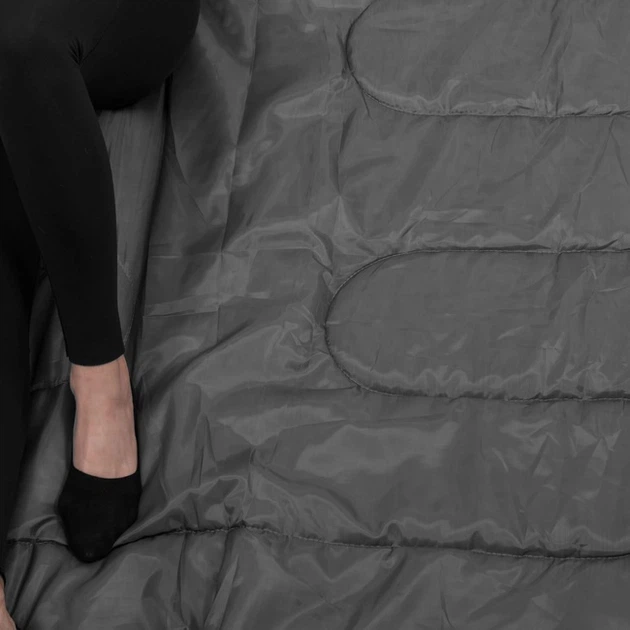 Śpiwór turystyczny Springos CS0043 210x73 cm Szary (5907719436654) - obraz 3