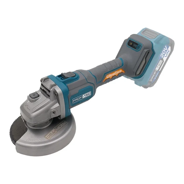 Акумуляторна кутова шліфувальна машина PROFI-TEC PPGA203 UltraCore (2×PT2040VX (4.0 Аг), зарядний пристрій) (007640) - Фото 3 Акумуляторна кутова шліфувальна машина PROFI-TEC PPGA203 UltraCore (2×PT2040VX (4.0 Аг), зарядний пристрій) (007640) - изображение 3