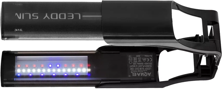 Lampa LED Aquael Leddy Slim Duo Sunny Plant&Night 10W Czarna (5905546330633) - obraz 5