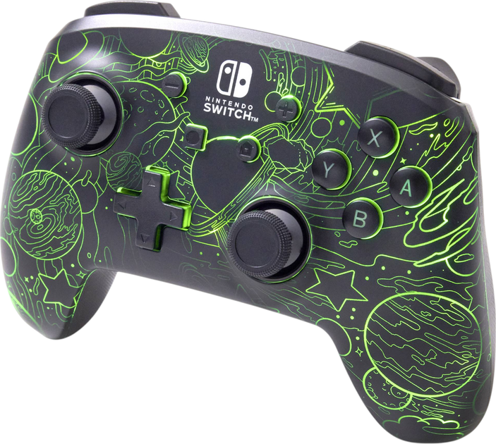 Kontroler PowerA Enhanced Wireless Controller for Nintendo Switch with Lumectra Galactic Vortex (NSGP0349-01) - obraz 4