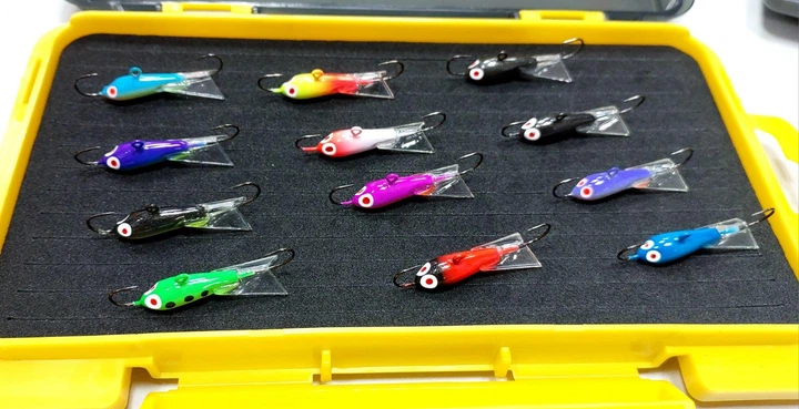 Набор балансиров для ловли окуня Микрон (ОРІГИНАЛ) 3 грамма (12штук) - изображение 2