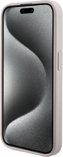 Панель Guess 4G Collection Leather Metal Logo MagSafe для Apple iPhone 14 Pro Max Pink (3666339226732) - зображення 5