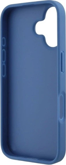 Панель Guess Leather 4G Triangle Strass для Apple iPhone 16 Blue (GUHCP16SP4TDPB) - зображення 7