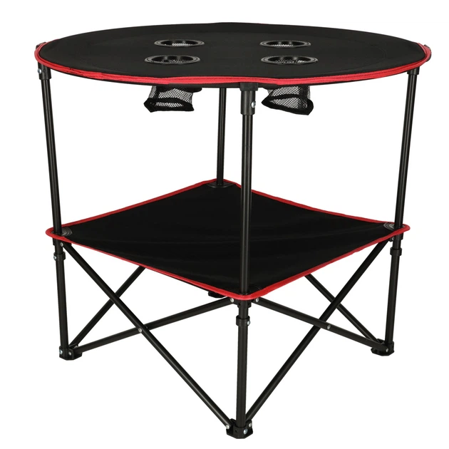 Стіл туристичний KIK складний портативний кемпінговий з чохлом 72 x 72 см (5903039763395) - зображення 2